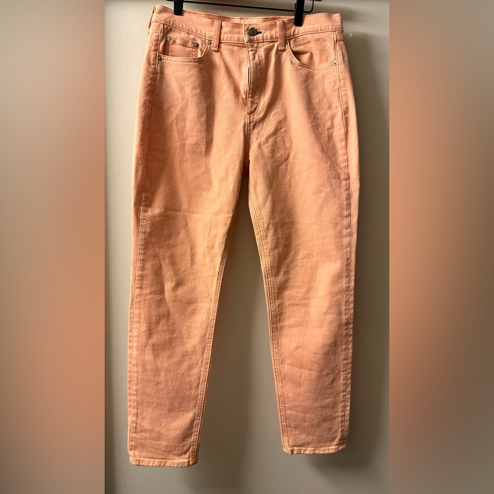 Rag & Bone high‎ rise skinny orange women’s jeans size 30